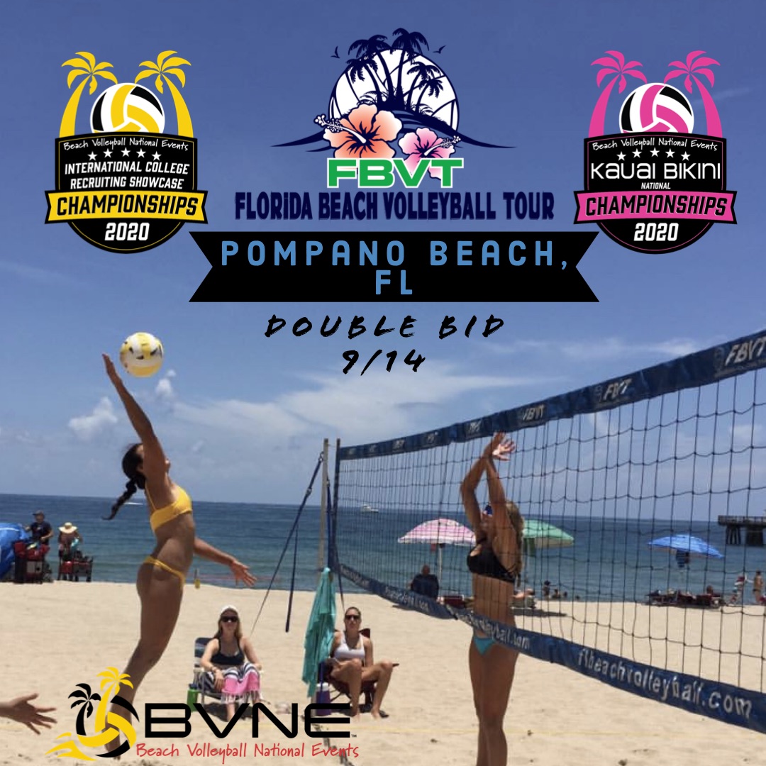 BVNE Dual Bid event in Pompano Beach Beach Volleyball National Events